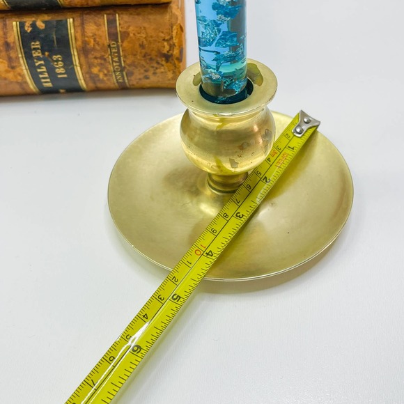 Vintage Set of tapper Candle Holders Brass Very Heavy! - Picture 3 of 6